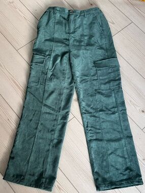 Love Tree Deep Teal Corduroy Pull-On Pants